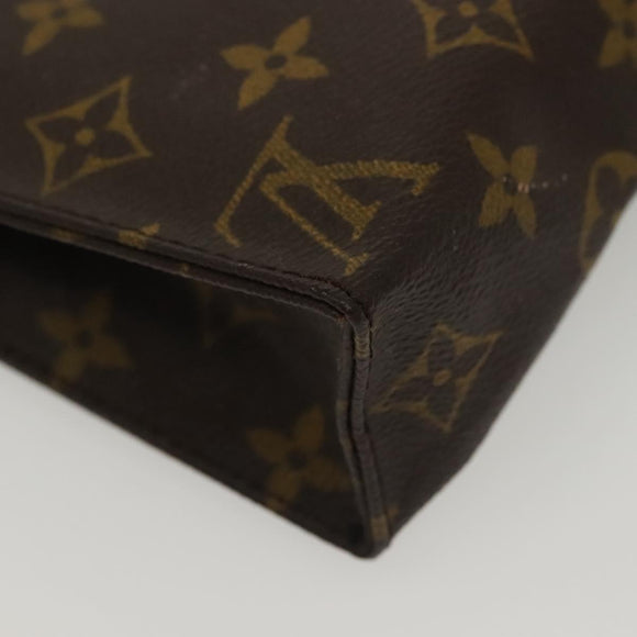 LOUIS VUITTON Monogram Poche Toilette 19 Pouch M47544 LV Auth bs29087