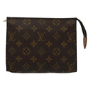 LOUIS VUITTON Monogram Poche Toilette 19 Pouch M47544 LV Auth bs29087-13