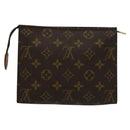LOUIS VUITTON Monogram Poche Toilette 19 Pouch M47544 LV Auth bs29087-2