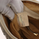 BOTTEGA VENETA INTRECCIATO Shoulder Bag Patent leather Beige Gold Auth bs29095-12