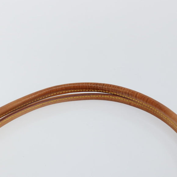 ETRO Paisley Hand Bag PVC Leather Brown Gold Auth bs29096