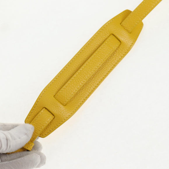 BALENCIAGA Neo Classic City Bag Leather 2way Yellow Silver 638521 Auth bs29099M