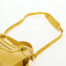 BALENCIAGA Neo Classic City Bag Leather 2way Yellow Silver 638521 Auth bs29099M-16