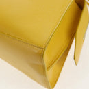 BALENCIAGA Neo Classic City Bag Leather 2way Yellow Silver 638521 Auth bs29099M-21