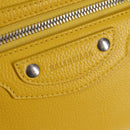 BALENCIAGA Neo Classic City Bag Leather 2way Yellow Silver 638521 Auth bs29099M-22
