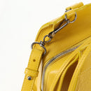 BALENCIAGA Neo Classic City Bag Leather 2way Yellow Silver 638521 Auth bs29099M-23