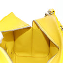BALENCIAGA Neo Classic City Bag Leather 2way Yellow Silver 638521 Auth bs29099M-26