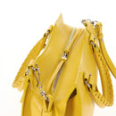 BALENCIAGA Neo Classic City Bag Leather 2way Yellow Silver 638521 Auth bs29099M-7