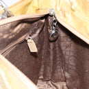 Christian Dior Canage Hand Bag Nylon Beige Silver Auth bs29100-19