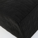 Christian Dior Canage Hand Bag Nylon Black Gold Auth bs29101-13