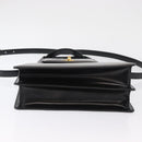 BVLGARI Hand Bag Leather 2way Gold Black Auth bs29102-11