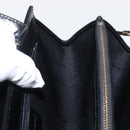 BVLGARI Handtas Leer 2way Goud Zwart Auth bs29102-19