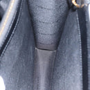 BVLGARI Hand Bag Leather 2way Gold Black Auth bs29102-23