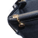 BVLGARI Handtas Leer 2way Goud Zwart Auth bs29102-24
