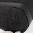 BVLGARI Logo Mania Hand Bag Canvas Black Silver Auth bs29103-16