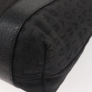 BVLGARI Logo Mania Hand Bag Canvas Black Silver Auth bs29103-10