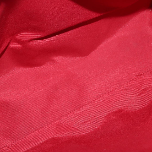 BVLGARI Logo Mania Hand Bag Canvas Black Silver Auth bs29103