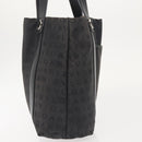 BVLGARI Logo Mania Hand Bag Canvas Black Silver Auth bs29103-4