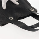 BVLGARI Logo Mania Hand Bag Canvas Black Silver Auth bs29103-6