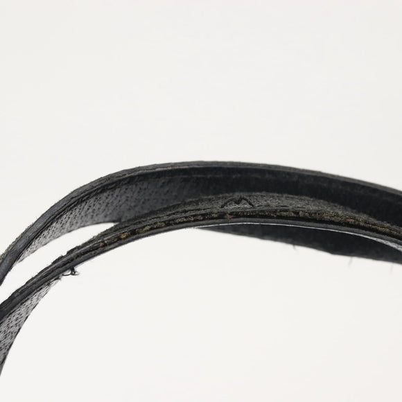 BVLGARI Logo Mania Hand Bag Canvas Black Silver Auth bs29103