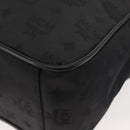 MCM Logogram Vicetos Chain Tote Bag PVC Black Gold Auth bs29106-14