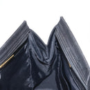 MCM Logogram Vicetos Chain Tote Bag PVC Black Gold Auth bs29106-20