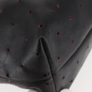 FENDI Tote Bag Leather Black Gold Auth bs29107-10