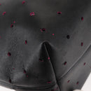 FENDI Tote Bag Leather Black Gold Auth bs29107-12