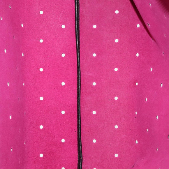 FENDI Tote Bag Leather Black Gold Auth bs29107