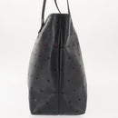 FENDI Tote Bag Leather Black Gold Auth bs29107-4