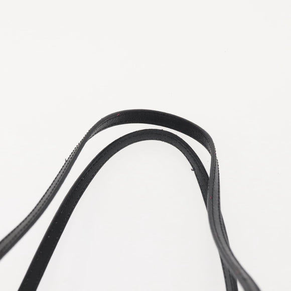 FENDI Tote Bag Leather Black Gold Auth bs29107