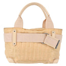 FENDI Zucca Canvas Hand Bag Beige Auth bs29109-13