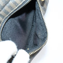 FENDI Pecan Canvas Backpack Brown Black gold Auth bs29110-23