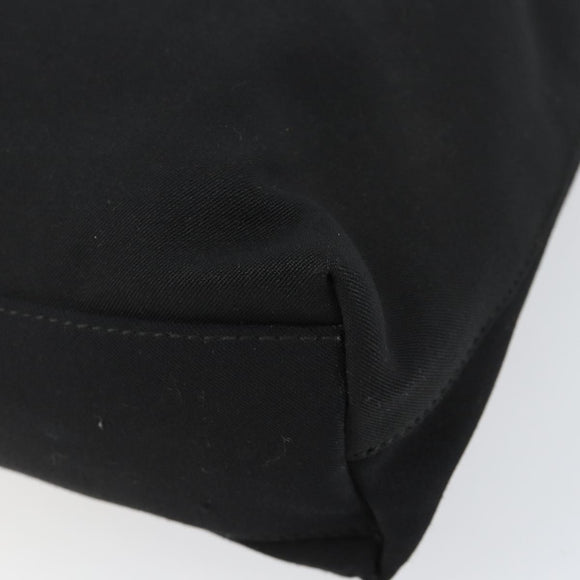 Salvatore Ferragamo Shoulder Bag Canvas Black Auth bs29112