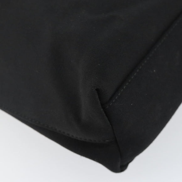 Salvatore Ferragamo Shoulder Bag Canvas Black Auth bs29112