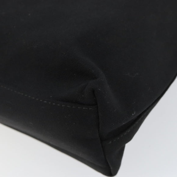 Salvatore Ferragamo Shoulder Bag Canvas Black Auth bs29112