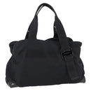 Salvatore Ferragamo Vala Tote Bag Canvas Black Silver Auth bs29114-1