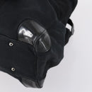 Salvatore Ferragamo Vala Tote Bag Canvas Black Silver Auth bs29114-9