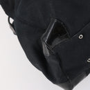 Salvatore Ferragamo Vala Tote Bag Canvas Black Silver Auth bs29114-16