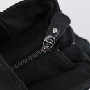 Salvatore Ferragamo Vala Tote Bag Canvas Black Silver Auth bs29114-10