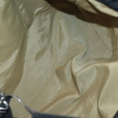 Salvatore Ferragamo Vala Tote Bag Canvas Black Silver Auth bs29114-11