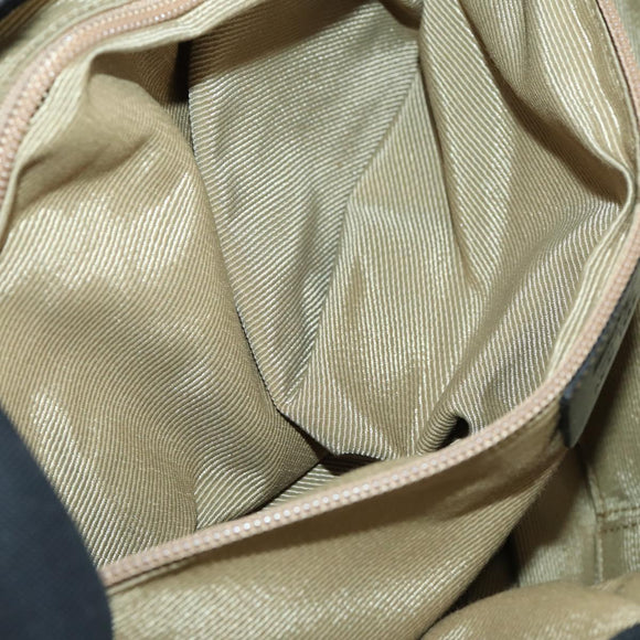 Salvatore Ferragamo Vala Tote Bag Canvas Black Silver Auth bs29114