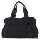 Salvatore Ferragamo Vala Tote Bag Canvas Black Silver Auth bs29114-13