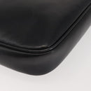 Salvatore Ferragamo Shoulder Bag Leather Black Gold Auth bs29115-15