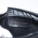 Salvatore Ferragamo Shoulder Bag Leather Black Gold Auth bs29115-12