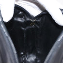 Salvatore Ferragamo Shoulder Bag Leather Black Gold Auth bs29115-19