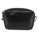 Salvatore Ferragamo Shoulder Bag Leather Black Gold Auth bs29115-13