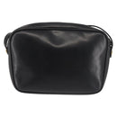 Salvatore Ferragamo Shoulder Bag Leather Black Gold Auth bs29115-2