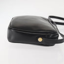 Salvatore Ferragamo Shoulder Bag Leather Black Gold Auth bs29115-3