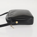 Salvatore Ferragamo Shoulder Bag Leather Black Gold Auth bs29115-4